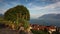 Vineyards of the Lavaux region over lake Leman