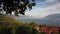 Vineyards of the Lavaux region over lake Leman