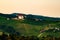 Vineyards with small village in Ritoznoj, Slovenia