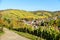 Vineyards at Stuttgart, Uhlbach at the Neckar Valley - beautiful landscape in autum in Germany