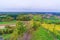 Vineyards surrounding castle Riegersburg, Styria, Austria