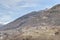 Vineyards surrounding Sondrio, an Italian town