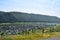 Vineyards and Village Müden with River Lock and Vineyards