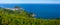 Vineyards and wine production with the Cantabrian sea in the background