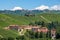 Vineyards and winery in Piedmont, Italy.