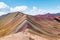 Vinicunca or Winikunka. Also called Montna a de Siete Colores. Mountain in the Andes of Peru