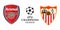 Vinnitsia, Ukraine - September 04 2023. League of champions. Arsenal vs Sevilla.