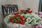 Vino Restaurant Sign Motovun, Istria, Croatia, Europe