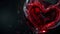 Vinous Sensuality: The Magic of Red Wine Celebrates Love in an Elegant Design for Valentine\\\'s Day.