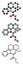 Vinpocetine molecule. Semisynthetic vinca alkaloid derivative, used as drug and as dietary supplement
