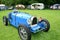 Vintage 1929 Bugatti automobile.