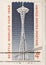 Vintage 1962 Canceled US Stamp Space Needle