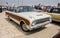 Vintage 1963 Ford (USA) Falcon Squire Wagon presented on oldtimer car show, Israel