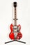 Vintage 1966 Gibson SG standard solid guitar in heritage cherry red color with black batwing pick guard made in original factory