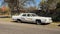 Vintage 1977 Lincoln Town Car with Food Shark painted on the side in Marfa, Texas.