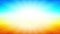 Vintage abstract orange blue background with Sunlight beams