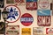 Vintage advertisements signs