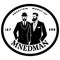 Vintage Advertising Men Black And White Logo