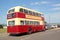 Vintage aec regent double decker bus