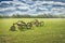 Vintage agricultural machinery