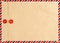 Vintage airmail envelope. paper background