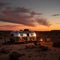 Vintage Airstream Trailer in the Desert