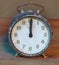 Vintage alarm clock, White dial