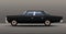 Vintage american 1960\\\'s black luxury car