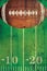 Vintage American Football Ball Field Background