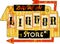 Vintage american super grunge liquor store sign, vector illustration