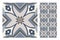 Vintage antique seamless design patterns tiles in Vector illustration