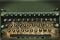 Vintage antique typewriter keyboard