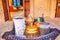 Vintage arabic perfume and incense storage jars, Al Seef, Dubai, UAE