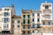 Vintage Architecture Of Historic Houses Downtown Cannes