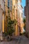 Vintage Architecture Of Historic Houses Downtown Charming Streets Of Cannes