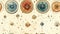 Vintage Astrological Symbols Watercolor Seamless Pattern AI Generated