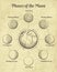 Vintage astrology moon phases