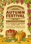 Vintage Autumn Festival Poster