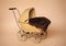 Vintage Baby Pram Carriage Isolated