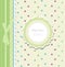 Vintage baby shower album vector