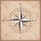 Vintage Background Brown Compass