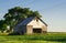 Vintage barn in the afternoon light.