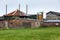 Vintage barns and stables of a farm