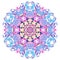 Vintage baroque Mandala. Beautiful vector round pattern. Hand dr