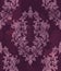 Vintage baroque pattern background Vector. Rich imperial decors on grunge texture. Royal victorian texture burgundy