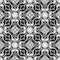 Vintage Baroque seamless pattern. Ornamental black and white background. Antique repeat backdrop. Arabesque Damask ornaments.