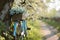 Vintage Bicycle with Flower Basket, Springtime Theme