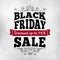 Vintage Black friday discount sale business poster