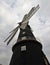 Vintage black painted Windmill
