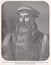 Vintage black and white drawing of John Knox.